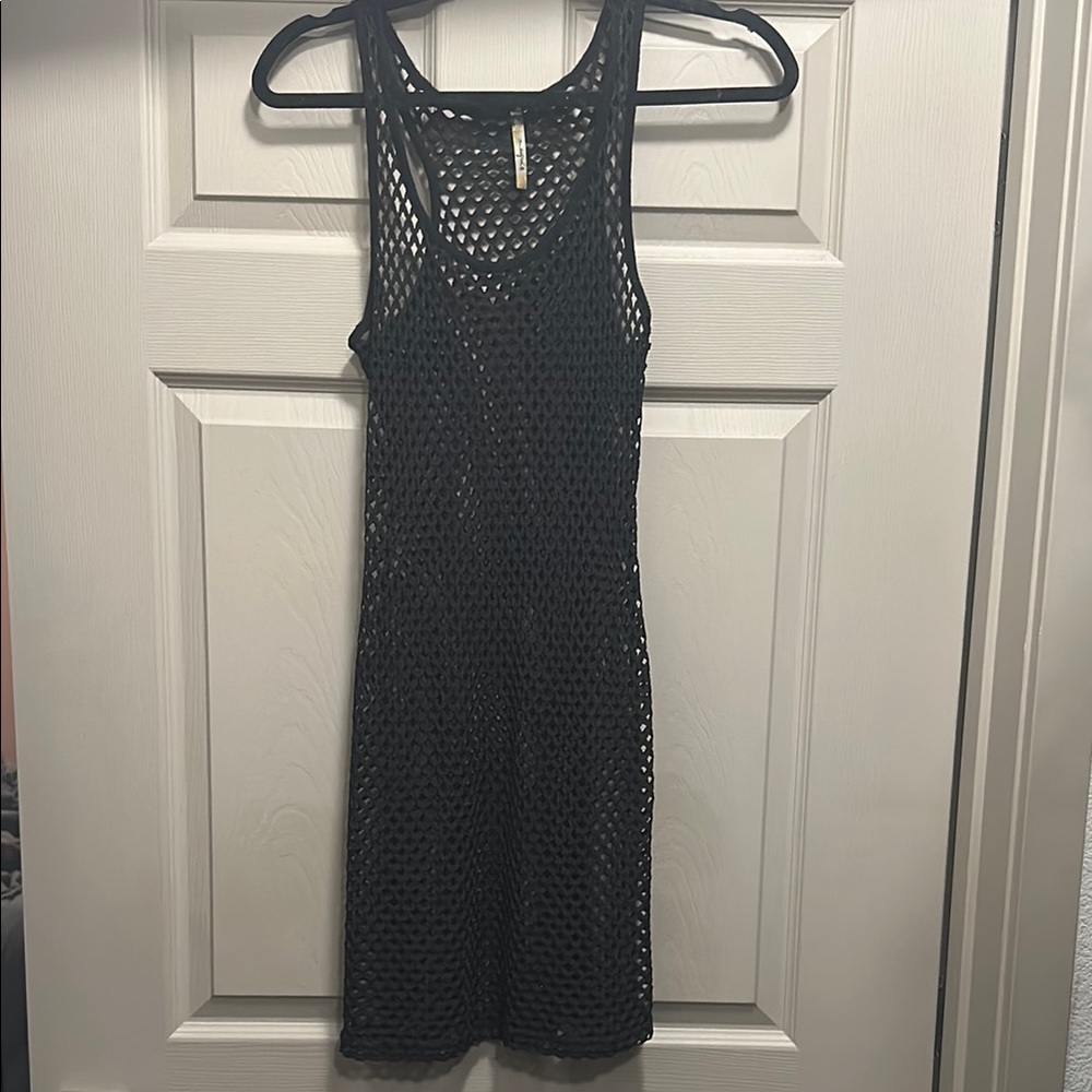 Black Mesh Dress